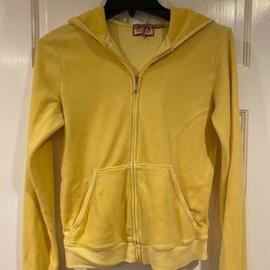 Juicy Couture Yellow Terry Zip